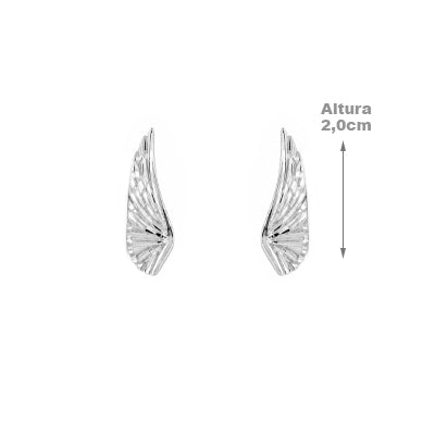 Brinco de Prata Asa - 25958
