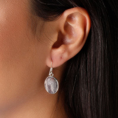 Brinco de Prata com Jaspe - 39009