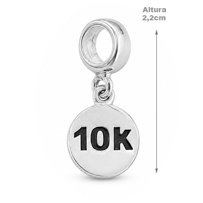 Berloque de Prata Placa 10 K - 40989
