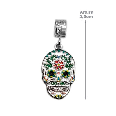 Berloque de Prata Caveira - 45205