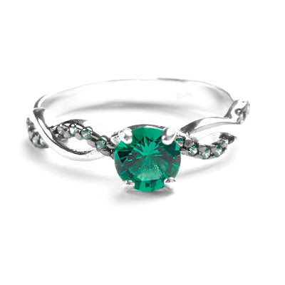 Anel de Prata com Zircônia - 47122