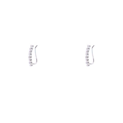 Brinco de Prata Contorno de Orelha (Ear Cuff) - 47799