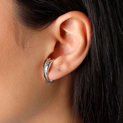 Brinco de Prata Ear Hook - 47804