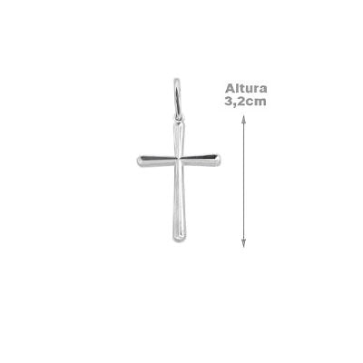 Pingente de Prata Cruz - 51224