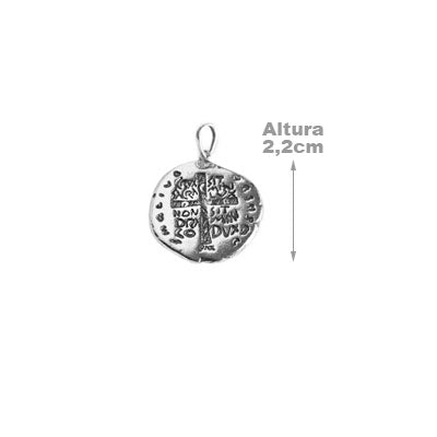 Pingente de Prata Duas Cruzes - 51907