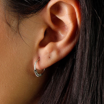 Argola de Prata Bali - 54597 - soprata