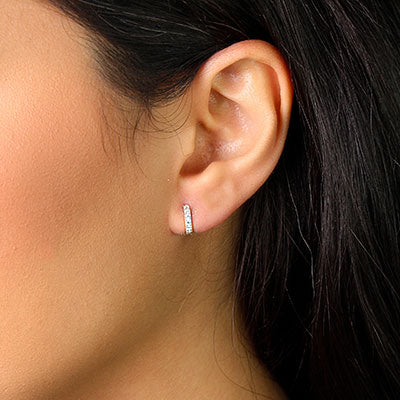 Argola de Prata com Zircônias - 54808 - soprata