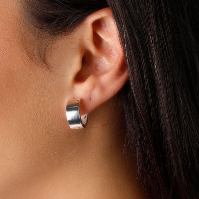 Argola de Prata Coração