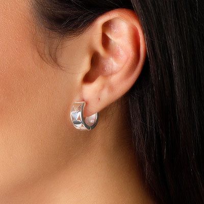 Argola de Prata Coração