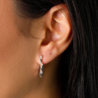 Argola de Prata Lisa