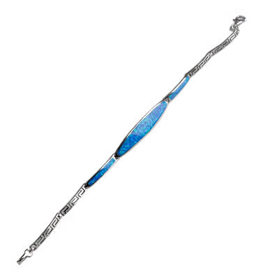 Pulseira de Prata com Opala -