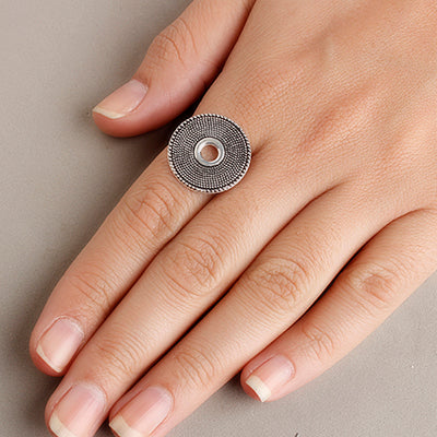 Anel de Prata Trabalhado - 56724 - soprata