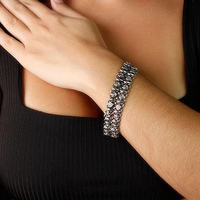 Pulseira de Prata Trabalhada