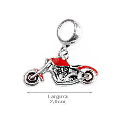 Berloque de Prata Moto - 56769
