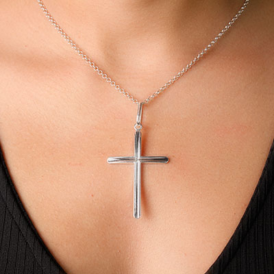 Pingente de Prata Cruz