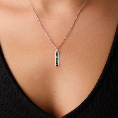 Pingente de Prata Placa