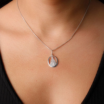 Pingente de Prata Nossa Senhora Aparecida