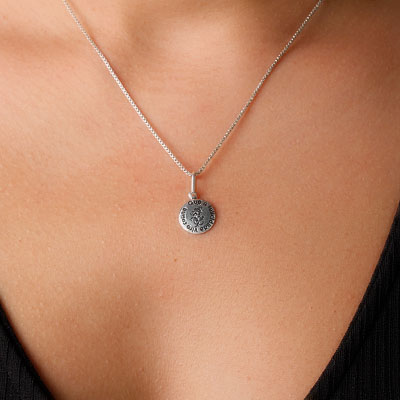 Pingente de Prata Placa