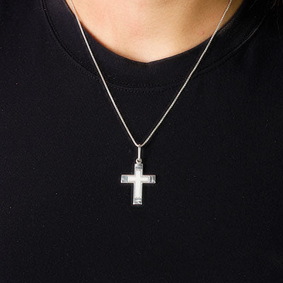 Pingente de Prata Cruz