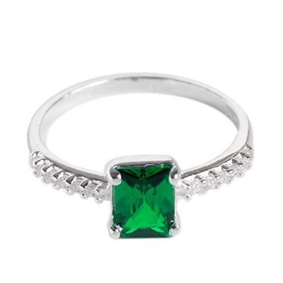 Anel de Prata Solitário