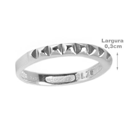 Anel de Prata Trabalhado