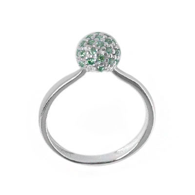 Anel de Prata com Zircônia