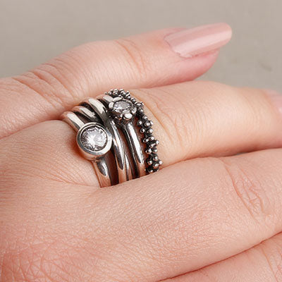 Anel de Prata Trabalhado