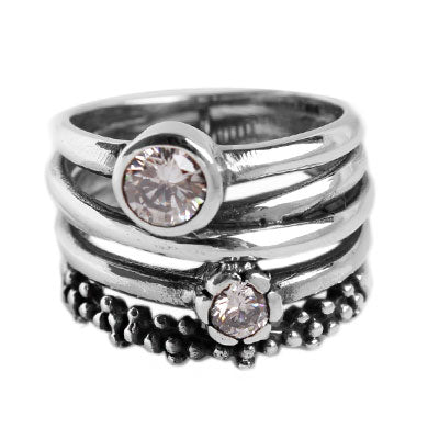 Anel de Prata Trabalhado