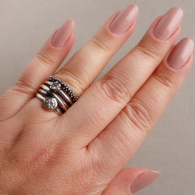 Anel de Prata Trabalhado