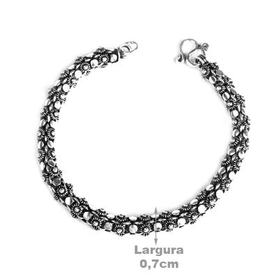 Pulseira de Prata Bali