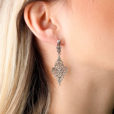 Brinco de Prata Trabalhado