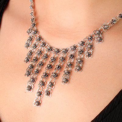 Gargantilha de Prata Indiana