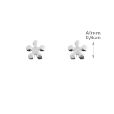 Brinco de Prata Flor