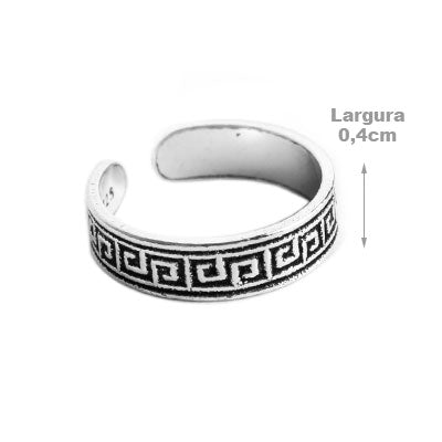 Anel de Prata Dedo do Pé/Falange