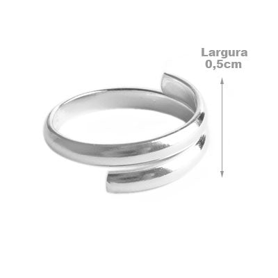 Anel de Prata Dedo do Pé/Falange