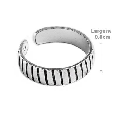 Anel de Prata Dedo do Pé/Falange