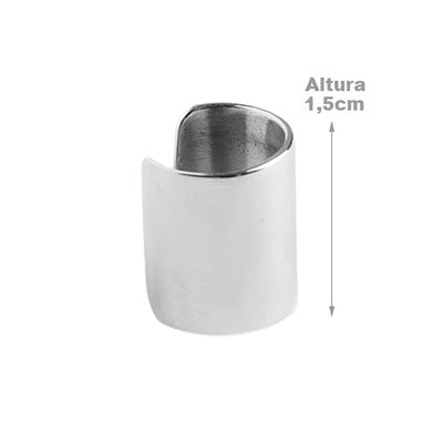 Piercing de Prata Pressão para Orelha