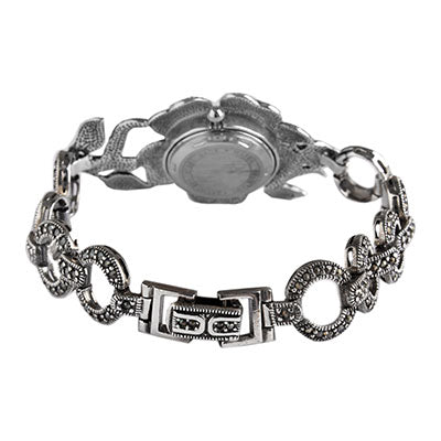 Relógio de Prata com Marcassitas