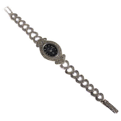 Relógio de Prata com Marcassitas