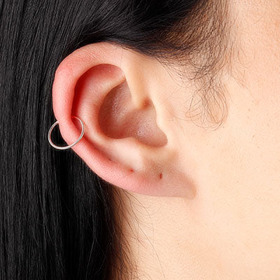Piercing de Prata Argola para Nariz