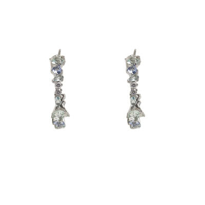 Argola de Prata com Zircônias