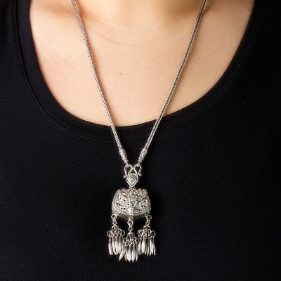 Gargantilha de Prata Indiana