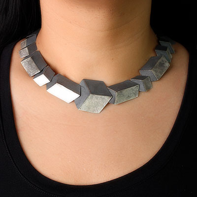 Gargantilha de Prata Trabalhada