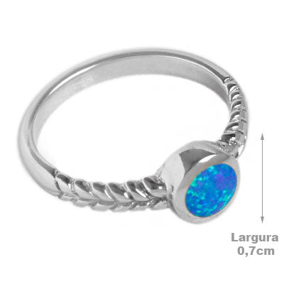 Anel de Prata Flores