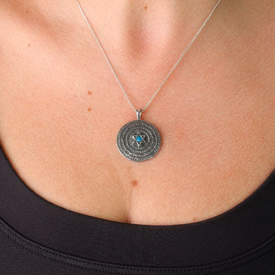 Pingente de Prata Estrela de Davi - 57725