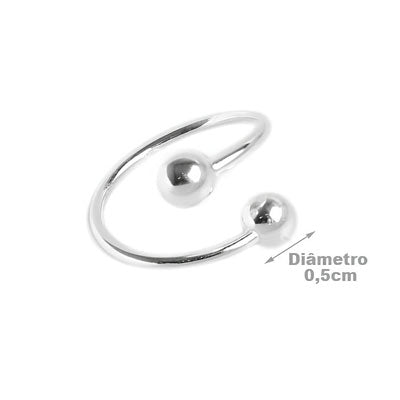 Anel de Prata Dedo de Pé/Falange