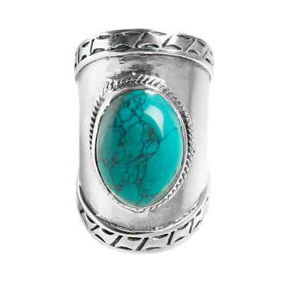Anel de Prata com Turquesa