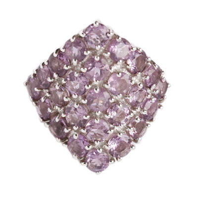 Anel de Prata com Ametista