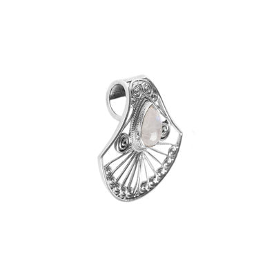 Pingente de Prata com Pedra da Lua