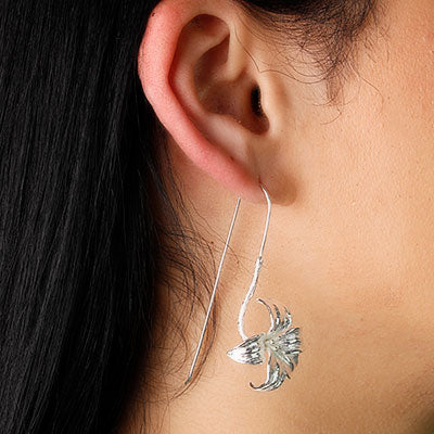 Brinco de Prata Flor